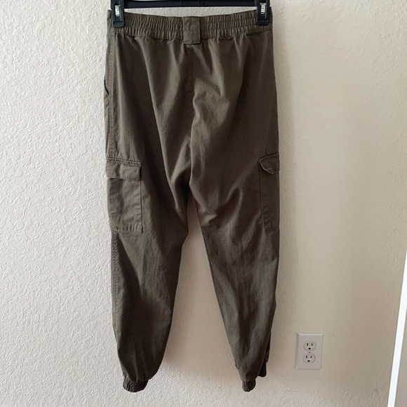 STREETWEAR Society Pants Army Green Pockets holes - Picture 3 of 6
